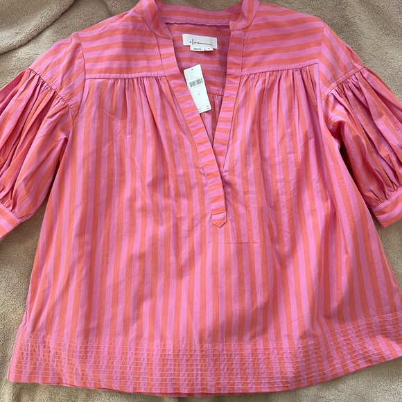 Anthropologie The Darcey Popover Swing Top - Picture 5 of 8